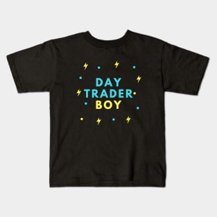 Day Trader Boy Kids T-Shirt